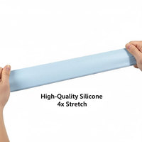 Bandas de Resistencia de Silicona Profesionales, Bandas de Tracción para Ejercicios de Cuerpo Completo, Parte Superior e Inferior, Entrenamiento Físico, Estiramiento