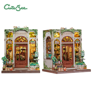 Cutebee <span class=keywords><strong>2025</strong></span> Sản Phẩm Mới DIY Nhà Thu Nhỏ <span class=keywords><strong>3D</strong></span> Hiệu Sách Cuốn Sách Nook DIY <span class=keywords><strong>3D</strong></span> Câu Đố Cho Người Lớn - Product Image 1