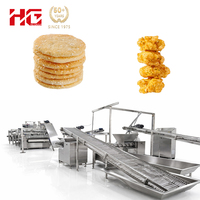 Ligne de fabrication de chips de riz industrielles entièrement automatiques, système de production de snacks à base de riz