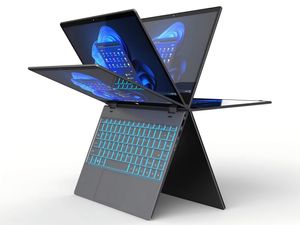 Oem 14 inch Yoga máy tính xách tay 360 ° lật 16GB RAM + 1TB Rom 100% New Mini PC Intel N95 nhà máy Giá Bàn Phím TiếNg Anh 100% máy tính xách tay mới - Product Image 5