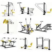 Appareil combiné de fitness extérieur : Rouleau de massage lombaire et Air Walker – Équipement de sport pour parcs publics, exercices jambes et taille, station de gym extérieure