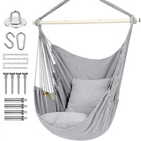 Hamac suspendu pliable moderne pour jardin, chaise suspendue portable pour la détente en plein air, camping, patio, chambre, salon