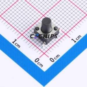 SMG-01T-H080A0 Tactile Switch SMD-4P,6x6mm Switch Single Pole Single Throw Round Button 2.5N 6mm - Product Image 1