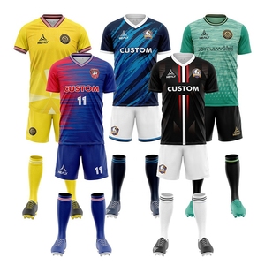 Conjunto de Jersey de fútbol juvenil vintage, uniformes de fútbol, camiseta de fútbol transpirable personalizada - Product Image 1
