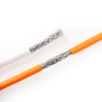 Câble LAN Cat6A LSZH ignifuge 23AWG en cuivre massif 10 Gbit/s, câble Ethernet en vrac à faible émission de fumée et sans halogène pour centre de données