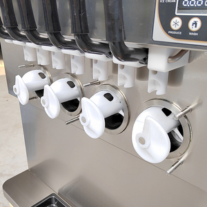 CE kolice helado suave 7 sabores saveurs softeismaschine machine à crème glacée molle/machine à crème glacée au yaourt avec pré-refroidissement - Product Image 4