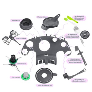 Support de rangement pour ustensiles de cuisine pour <span class=keywords><strong>Thermomix</strong></span> <span class=keywords><strong>TM5</strong></span>/6, accessoires d'organisation, économiseur d'espace sur le comptoir, support pour spatule - Product Image 6