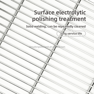 Kích Thước Đầy Đủ 304/316 Dây Thép Không Gỉ Net Rang Nướng Ngoài Trời Nhà Bếp Thịt Nướng Phụ Kiện Xử Lý Không Dính Chịu Nhiệt - Product Image 3