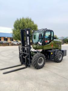 מחיר המפעל כל שטח מלגזה שטח מלגזה 4 טון 5 טון 6 טון 7 טון צמיג מוצק מנוע יפני תצורה 4wd מלגזות - Product Image 2