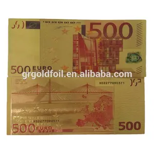 Gold Collection euro banknote US dollar banknotes