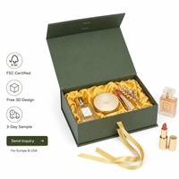 Boîte cadeau en carton certifiée écologique pour l'emballage de mèches de cheveux et de perruques avec logo personnalisé et ruban élégant