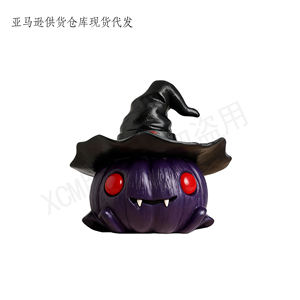 Statuetta Personalizzata di Zucca Mummia Spaventosa - Con Cappello da Strega, Decorazione di Halloween, Ideale per l'Arredamento Domestico della Stagione delle Raccolte - Product Image 4