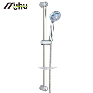 Set Doccia Personalizzabile <span class=keywords><strong>con</strong></span> Soffione Rotondo in ABS a 4 Funzioni, Asta Scorrevole in Acciaio Inox e <span class=keywords><strong>Tubo</strong></span> <span class=keywords><strong>Flessibile</strong></span> in Acciaio Inox - Product Image 4