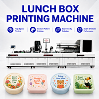 Machine d'impression numérique à jet d'encre pour boîtes à lunch industrielles, équipement pour la production et la fabrication d'emballages de boîtes à sushi et bento