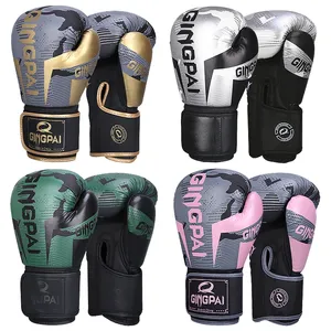 GINGPAI <span class=keywords><strong>Gants</strong></span> d'entraînement Sanda de haute qualité en cuir respirant et résistant à l'usure Caractéristiques de combat de protection épaissie <span class=keywords><strong>Gants</strong></span> <span class=keywords><strong>MMA</strong></span> - Product Image 5