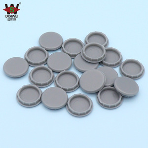 Disiwei Cache-trou rond en plastique de 12 mm, connecteur de roue excentrique demi-taille pour l'assemblage de meubles - Product Image 3
