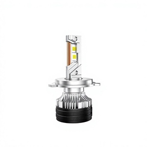 Automotive LED Headlight Bulb High Brightness Waterproof Fan Cooling Vehicle Front Lighting System - Product Image 1