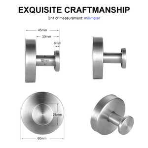 Duş için vantuz kanca, banyo duvar için hiçbir matkap havlu kancaları, mutfak, cam, ayna, havlu asmak için kiremit, elbiseler, lif kabağı-şerit - Product Image 4