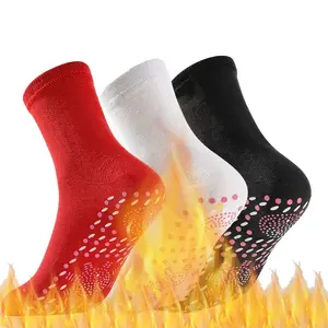 Self Heating Socks Winter Warm Socks Foot Massage Magnetic Therapy Health Socks Non-slip Dots Relieve Tired