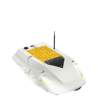 Bateau à appât électrique étanche IP67, résistant aux chocs, retour en un clic, détecteur de poissons, 100 points GPS, contrôle RC, bateaux à appât de pêche GPS