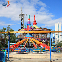 Manège d'avion rotatif à commande individuelle pour enfants, pour parcs d'attractions, parcs à thème et fêtes foraines