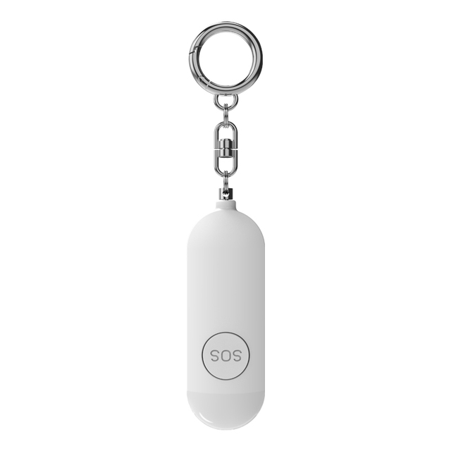 LED Keychain Alarm Tracker Alarm 130Db Loud Siren Personal Safety Alarm Women Self Defense Device with Tracking