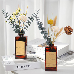 Bán Buôn Tùy Chỉnh 150Ml Sang Trọng Reed Khuếch Tán Màu Nâu Chai Nhà Hương Thơm Trang Trí Hương Thơm Hoa Reed Khuếch Tán - Product Image 3