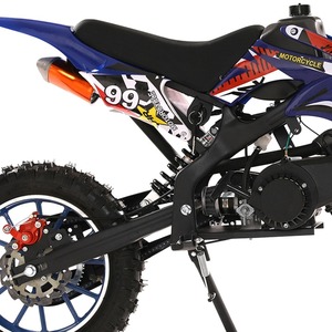 Motocyclette de poche tout-terrain pour enfants 49cc à 2 temps, démarrage manuel/électrique, mini <span class=keywords><strong>moto</strong></span> à essence - Product Image 6