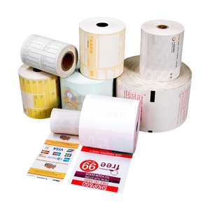 Impresión a Color Personalizada para Rollos de Papel Térmico para Cheques, 48gsm/55gsm/70gsm, 80mm 57mm - Product Image 1