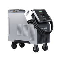 Nouveau chargeur portable pour véhicules électriques HCD 40 kW compatible avec les interfaces GBT CCS2 CCS1, sortie CC 380 V, charge d'entrée pour