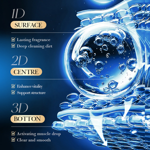 SADOER parfumé nettoyage en profondeur gel aux acides aminés douche corps avec contrôle de l'huile blanchissant pour tous les types de peau - Product Image 5