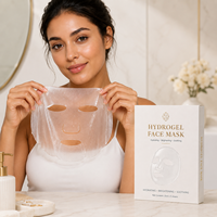 Masque facial coréen hydratant personnalisé à vente rapide, masque facial jetable en hydrogel pour femmes, hydratation intense, OEM