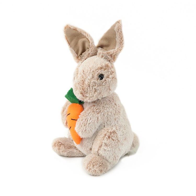 Customised bulk supplier washable rabbit bunny shape plush stuffed toy