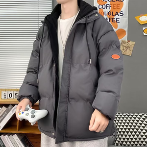 Chaqueta de Plumón para Hombre con Capucha, Elegante y Cálida - Product Image 2