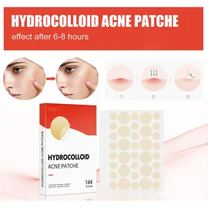 Autocollants de taches hydrocolloïdes végétaliens, Patch d'acné, Logo personnalisé, étiquette privée, Patch d'acné