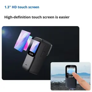 Caméra d'action sportive 4K 30fps avec reconnaissance faciale pour SJ CAM C200Pro, <span class=keywords><strong>mini</strong></span> caméra de poche étanche pour casque - Product Image 4