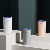 Mini humidificateur d'air ultrasonique de 2020 ML, 270ML, diffuseur d'huile essentielle aromatique pour la maison, la voiture, brumisateur USB avec lampe de nuit LED