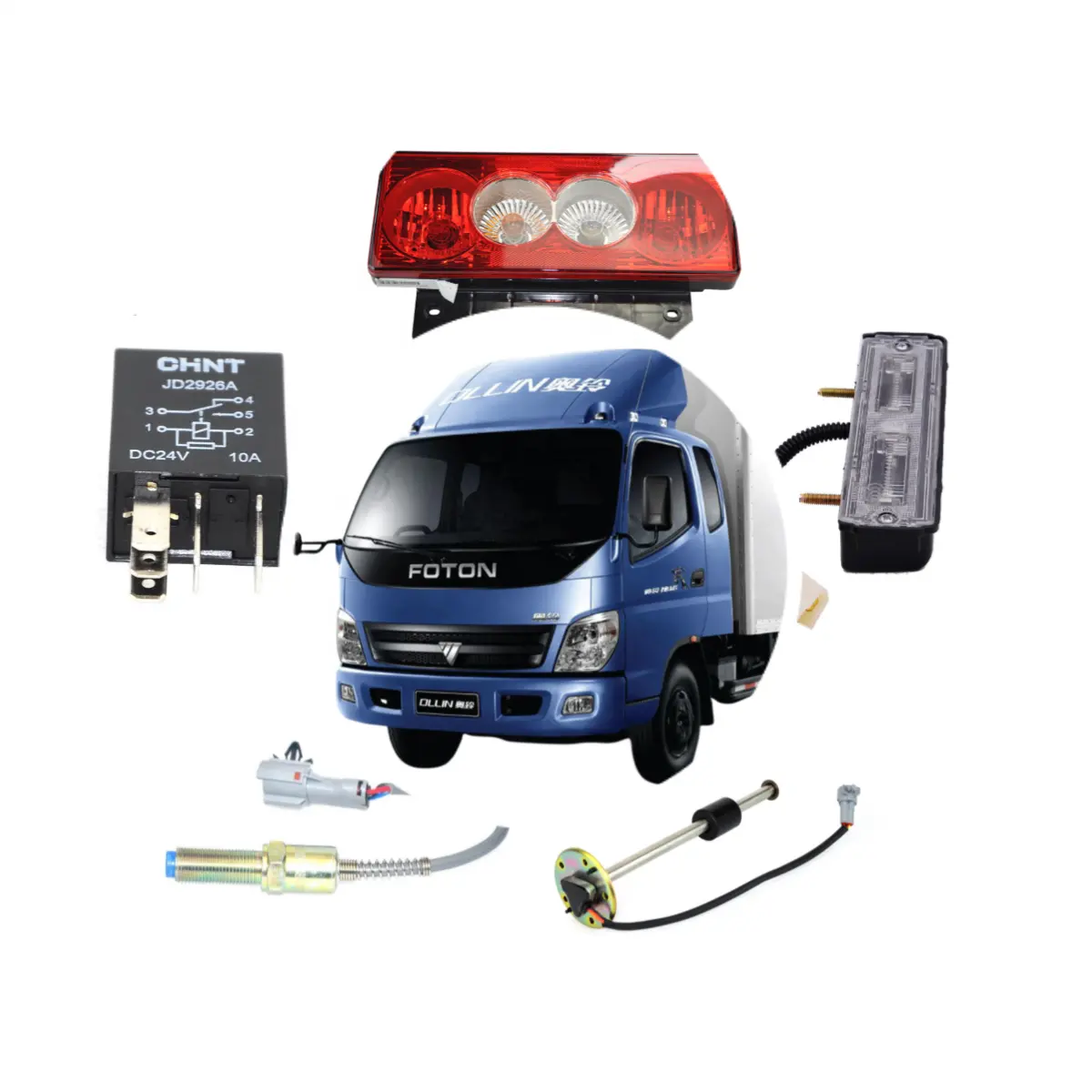 Foton Camión Lámparas exteriores 24V Conjunto de lámpara de combinación trasera F1B18037200013A1103/F1B18037200011A1103