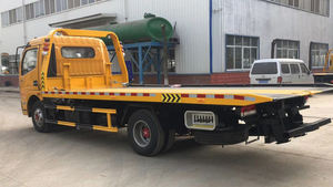 Camion de remorquage à plateau plat DFAC 8 tonnes, diesel, neuf, manuel, avec bras de remorquage arrière hydraulique, dépanneuse, <span class=keywords><strong>remorque</strong></span> porte-voitures - Product Image 3