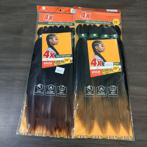 Capelli per Treccine Africane e Stili Twist, 38 Pollici, 240g, X/P Pre-Stretched, Alta Qualità, Direttamente dalla Fabbrica - Product Image 3