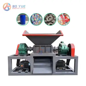 800 tyre shredder tire grinding machine small glass bottle waste shredder use in factories