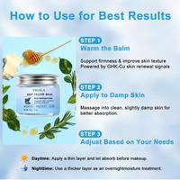 Pelembap Wajah Anti Penuaan Label Pribadi Blue Copper Peptide GHK-Cu Whipped Beef Tallow Balm Pengencang Meningkatkan Elastisitas Kulit