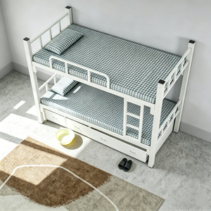 เตียงสอง<span class=keywords><strong>ชั้น</strong></span>โลหะแข็งแรง ทนทาน ประหยัดพื้นที่ เหมาะสำหรับสองคน ใช้ในหอพักโรงเรียน <span class=keywords><strong>ห้อง</strong></span>พักพนักงาน - Product Image 1