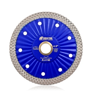 4in/4.5in/7in thiêu kết siêu mỏng gia cố trung tâm x Lưới Turbo kim cương lưỡi cưa cắt lưỡi cắt gạch cho Gốm Đá Cẩm Thạch - Product Image 1