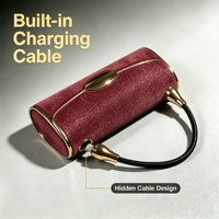 Nouvelle conception de mini batterie externe carrée 10000mAh, portable, créative, tendance, 22.5W, style sac