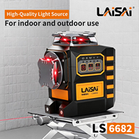 Niveau laser réversible LAISAI LS6682, 12 lignes, niveau électronique automatique pour la mesure en construction intérieure et extérieure