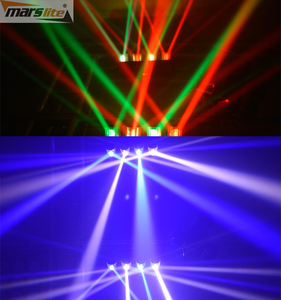 Marslite Stage <span class=keywords><strong>LED</strong></span> Quad Roller 4*10W RGBW 4 en 1 Scan Beam Lighting pour les soirées en boîte de nuit, équipement de DJ - Product Image 3