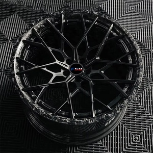 ล้อคาร์บอนไฟเบอร์ฟอร์จ FSB ขนาด 16-24 นิ้ว แบบ 2 ชิ้น 5x114.3 5x130 ขอบเว้าลึก สีดำซาติน สำหรับ Rs3 Rs4 Rs5 Rs6 M3 M5 - Product Image 1