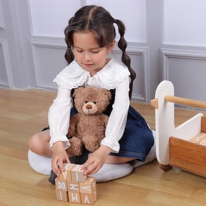 8 pollici <span class=keywords><strong>peluche</strong></span> marrone orsacchiotto Super morbido cotone agnello giocattoli per le ragazze morbido <span class=keywords><strong>peluche</strong></span> animale di <span class=keywords><strong>peluche</strong></span> ODM personalizzabili per il compleanno - Product Image 4