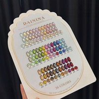 Dainina Nouveau Kit de Vernis à Ongles Gel 36 Couleurs Effet Étoile Yaoguang Automne/Hiver Maillard Perle de Verre Œil de Chat